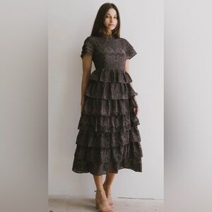 Bohme Tierred Lace Dress NWT